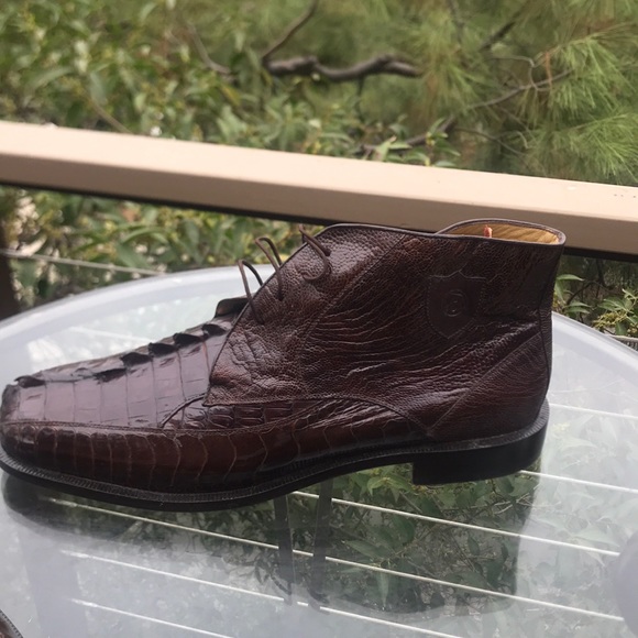 Belvedere Genuine Crocodile Ankle Boots - Picture 8 of 8